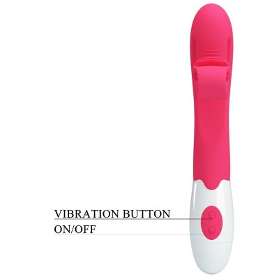 ROMANCE - VIBRADOR E ESTIMULADOR 30 VELOCIDADES COR-DE-ROSA - D-240550 - Dona Pimenta