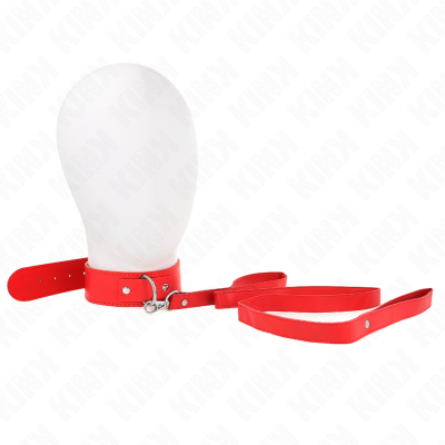 KINK - COLAR COM CINTO 116 CM ALÃA ROJO AJUSTÃVEL 32-50 CM X 8 CM - D-240764 - Dona Pimenta