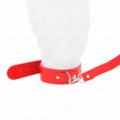 KINK - COLAR COM CINTO 116 CM ALÃA ROJO AJUSTÃVEL 32-50 CM X 8 CM - D-240764 - Dona Pimenta