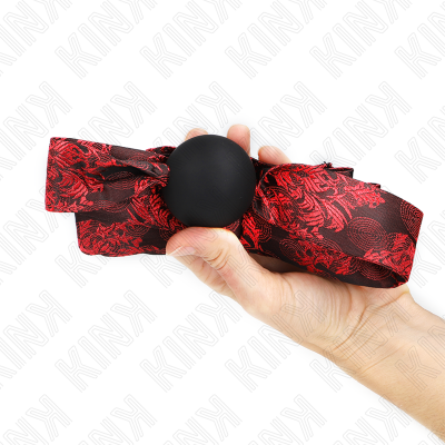 KINK - BOLA SILICONE SCANDAL 4,5 CM GAG MODELO 2 146 x 4 CM - D-240875 - Dona Pimenta