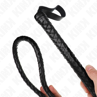 KINK - CHICOTE DE SERPENTE PRETO LONGO 210 CM - D-240682 - Dona Pimenta