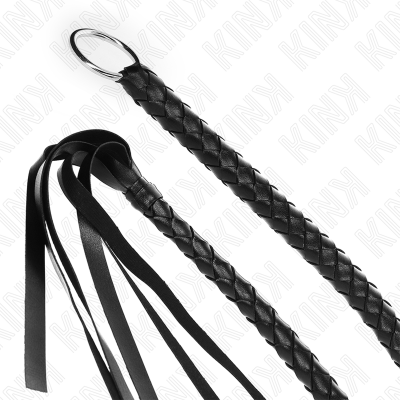 KINK - CHICOTE DE SERPENTE COM ANEL DE MÃO PRETO 65 CM - D-240685 - Dona Pimenta