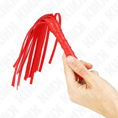 KINK - MINI CHICOTE VERMELHO SIMPLES 28 CM - D-240698 - Dona Pimenta