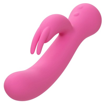 CALEXOTICS - FIRST TIME VIBRADOR COELHO RECARREGÃVEL ROSA - D-241412 - Dona Pimenta