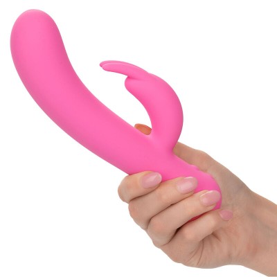 CALEXOTICS - FIRST TIME VIBRADOR COELHO RECARREGÃVEL ROSA - D-241412 - Dona Pimenta