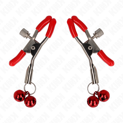 KINK - GRAMPO DE BICO DUPLO VERMELHO VERMELHO 6 CM - D-240933 - Dona Pimenta