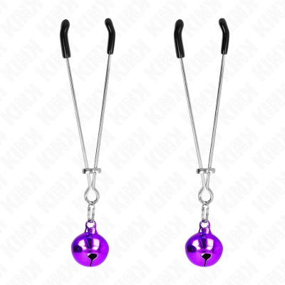 KINK - PINÇAS DE BINO FINA ROXO 7 CM - D-240965 - Dona Pimenta