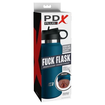 PDX PLUS - FUCK FLASK VAGINE DISCRET STROKER MARROM MODELO 1 - D-241512 - Dona Pimenta