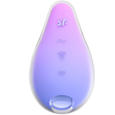 SATISFYER - MERMAID VIBES ESTIMULADOR E VIBRADOR VIOLETA E ROSA - D-241228 - Dona Pimenta