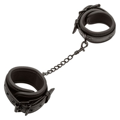 CALEXOTICS - NOCTURNAL PULSEIRAS DE COURO AJUSTÁVEIS PRETAS - D-241423 - Dona Pimenta