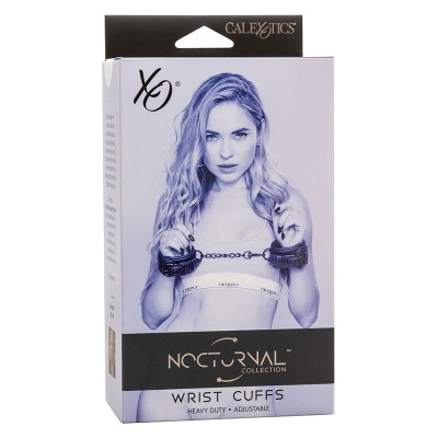 CALEXOTICS - NOCTURNAL PULSEIRAS DE COURO AJUSTÁVEIS PRETAS - D-241423 - Dona Pimenta