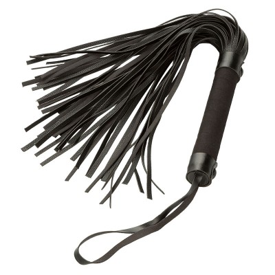 CALEXÃTICOS - NOCTURNAL FLOGGER COURO PRETO - D-241428 - Dona Pimenta