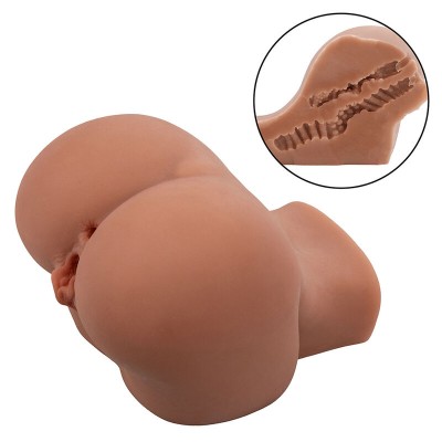 CALEXOTICS - THE ROLLER BABE DUPLO MASTURBADOR REALÃSTICO CARNE - D-241450 - Dona Pimenta