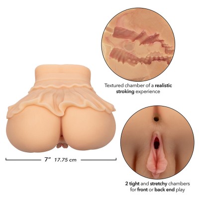 CALEXOTICS - THE PEEP SHOW GIRL DUPLO MASTURBADOR REALISTA CARNE - D-241451 - Dona Pimenta