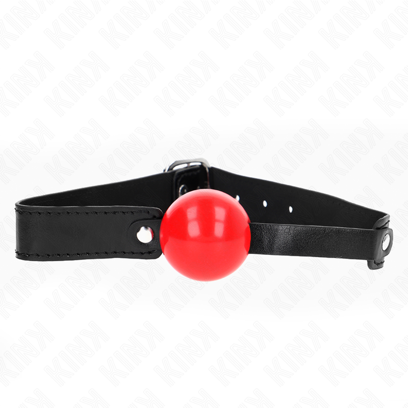 KINK - BOLA TPE MACIA 4 CM GAG MODELO 1 66 x 2,5 CM AJUSTÁVEL 41-61 CM - D-240868 - Dona Pimenta