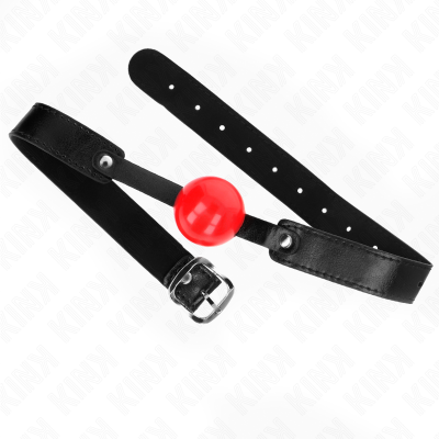 KINK - BOLA TPE MACIA 4 CM GAG MODELO 1 66 x 2,5 CM AJUSTÁVEL 41-61 CM - D-240868 - Dona Pimenta