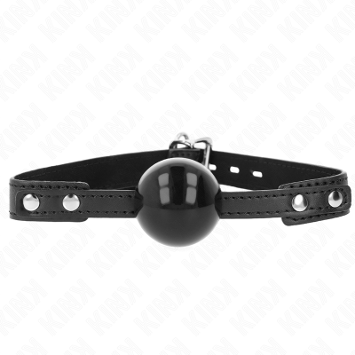 KINK - BOLA TPE MACIA 4 CM GAG MODELO 3 60 x 2 CM AJUSTÁVEL 37-52 CM - D-240870 - Dona Pimenta