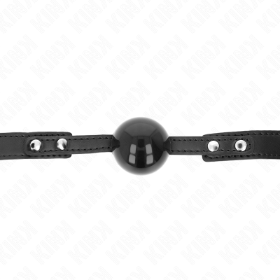 KINK - BOLA TPE MACIA 4 CM GAG MODELO 3 60 x 2 CM AJUSTÁVEL 37-52 CM - D-240870 - Dona Pimenta