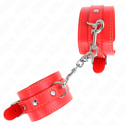 KINK - PULSO FINO VERMELHO AJUSTÁVEL 21-33 CM - D-241079 - Dona Pimenta