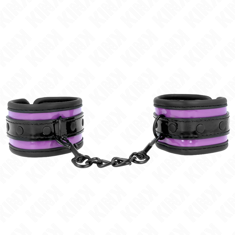 KINK - PUNHOS DE NEOPRENE ROXO CLARO AJUSTÁVEIS 21-28 CM X 5 CM - D-241084 - Dona Pimenta