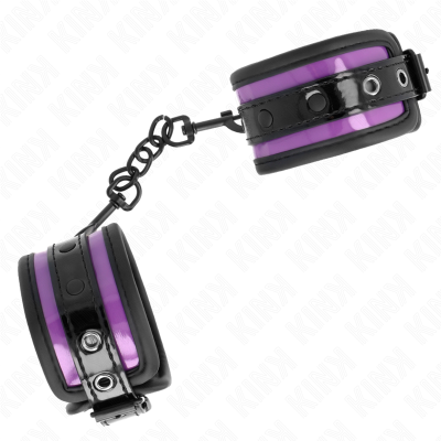 KINK - PUNHOS DE NEOPRENE ROXO CLARO AJUSTÁVEIS 21-28 CM X 5 CM - D-241084 - Dona Pimenta