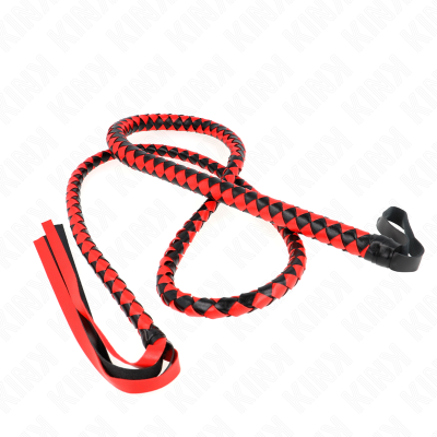 KINK - CHICOTE DE SERPENTE LONGO VERMELHO 210 CM - D-240683 - Dona Pimenta