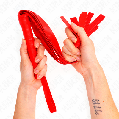 KINK - CHICOTE DE CAUDA LARGA VERMELHO 48,5 CM - D-240701 - Dona Pimenta