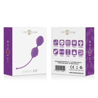 INTENSO KARMY FIT KEGEL SILICONE PURPLE - D-216051 - Dona Pimenta