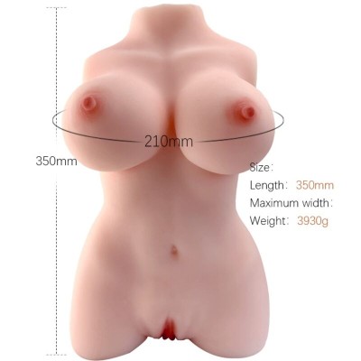 ARMONY - TORSO FEMININO REALISTA MODELO 3 - D-238259 - Dona Pimenta