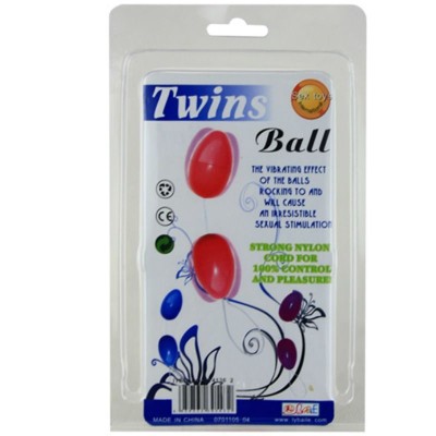 TWINS BALLS BOLAS ANALES LILA - D-219244 - Dona Pimenta