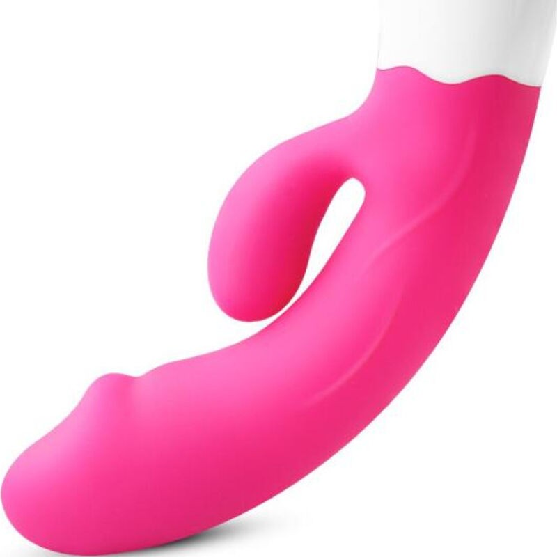 ARMONY - VIBRADOR FELIZ E ESTIMULADOR FÃCSIA RECARREGVEL - D-238222 - Dona Pimenta