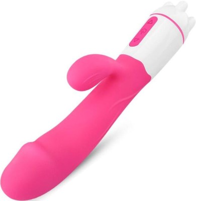 ARMONY - VIBRADOR FELIZ E ESTIMULADOR FÃCSIA RECARREGVEL - D-238222 - Dona Pimenta