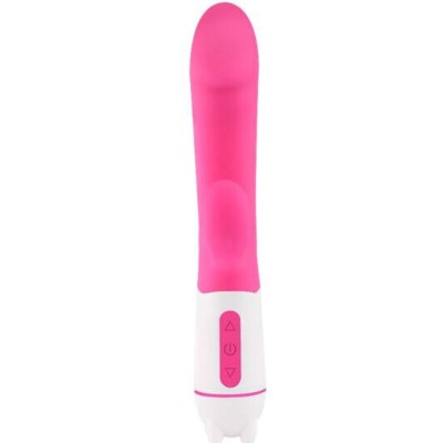 ARMONY - VIBRADOR FELIZ E ESTIMULADOR FÃCSIA RECARREGVEL - D-238222 - Dona Pimenta