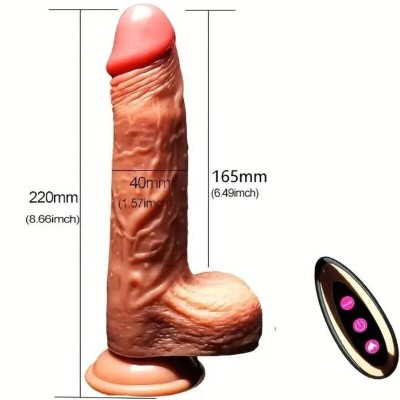 ARMONY - VIBRADOR DILDO REALÃSTICO E CONTROLE REMOTO 22.5 CM - D-238245 - Dona Pimenta