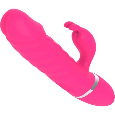 ARMONY - VIBRADOR VIBRADOR DE COELHO FÃCSIA DESAGRADVEL - D-238179 - Dona Pimenta