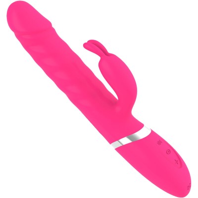 ARMONY - VIBRADOR VIBRADOR DE COELHO FÃCSIA DESAGRADVEL - D-238179 - Dona Pimenta