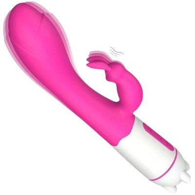 ARMONY - HAPPY VIBRADOR E ESTIMULADOR DE COELHO FÃCSIA - D-238223 - Dona Pimenta