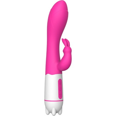 ARMONY - HAPPY VIBRADOR E ESTIMULADOR DE COELHO FÃCSIA - D-238223 - Dona Pimenta