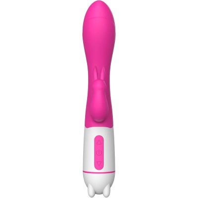 ARMONY - HAPPY VIBRADOR E ESTIMULADOR DE COELHO FÃCSIA - D-238223 - Dona Pimenta