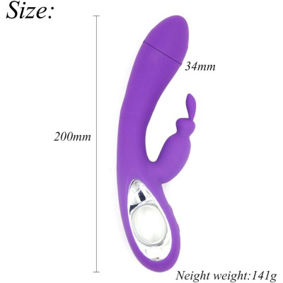 ARMONY - VIBRADOR DE ANEL DE PUXAO DE COELHO BELLA VIOLET - D-238176 - Dona Pimenta