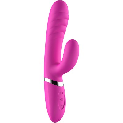 ARMONY - ADELA VIBRADOR E ESTIMULADOR FÃCSIA - D-238178 - Dona Pimenta