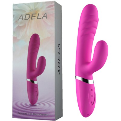 ARMONY - ADELA VIBRADOR E ESTIMULADOR FÃCSIA - D-238178 - Dona Pimenta