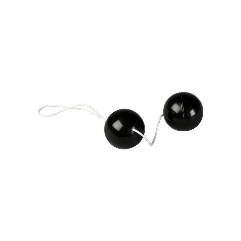 SEVENCREATIONS SUPERSOFT ORGASMIC BALLS PRETO - D-221969 - Dona Pimenta