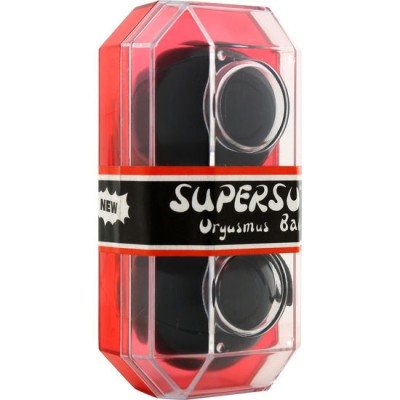 SEVENCREATIONS SUPERSOFT ORGASMIC BALLS PRETO - D-221969 - Dona Pimenta