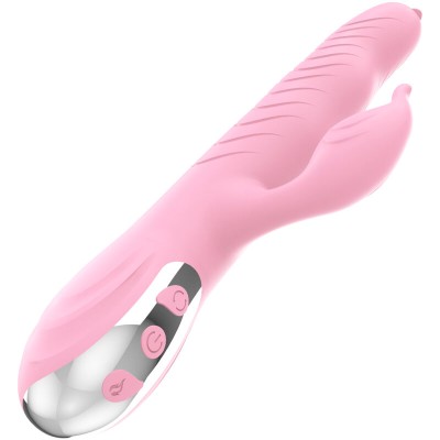 ARMONY - MARCIA VIBRADOR & THRUSTING DUPLA LÃNGUA EFEITO CALOR ROSA - D-238190 - Dona Pimenta