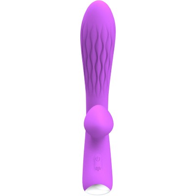 ARMONY - VIBRADOR CHELSEA E ESTIMULADOR FLEXÃVEL VIOLET - D-238213 - Dona Pimenta