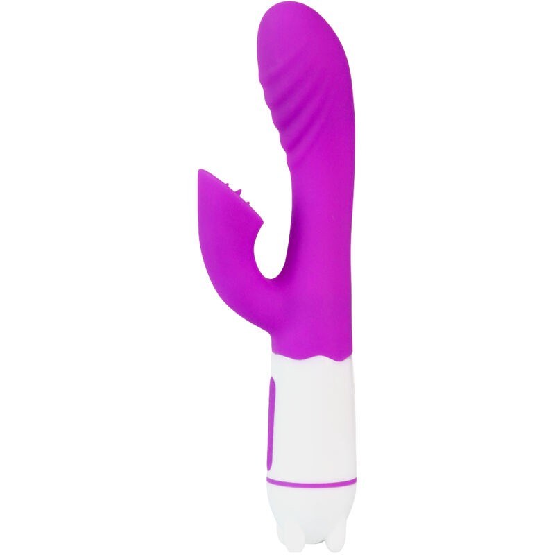 ARMONY - VIBRADOR E ESTIMULADOR HAPPY COM LÃNGUA RECARREGÃVEL VIOLETA - D-238224 - Dona Pimenta