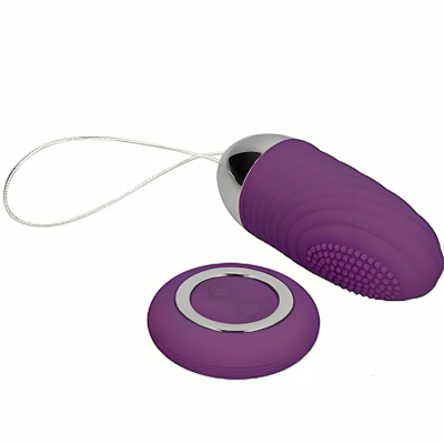 ARMONY - OVO VIBRATÃRIO GRANULAR JIUUY VIOLETA DE CONTROLE REMOTO - D-238235 - Dona Pimenta