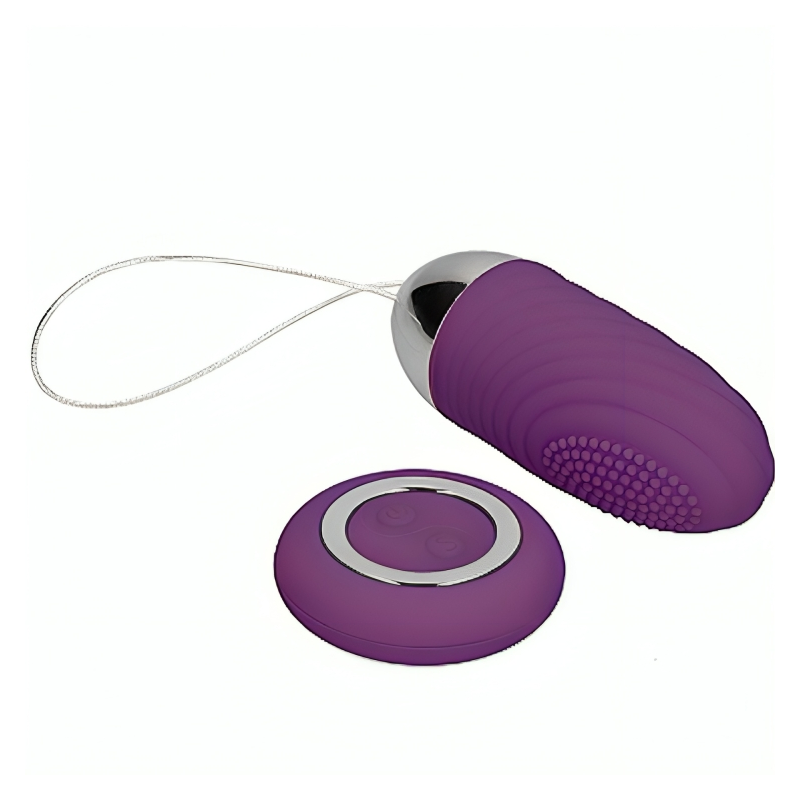 ARMONY - OVO VIBRATÃRIO GRANULAR JIUUY VIOLETA DE CONTROLE REMOTO - D-238235 - Dona Pimenta