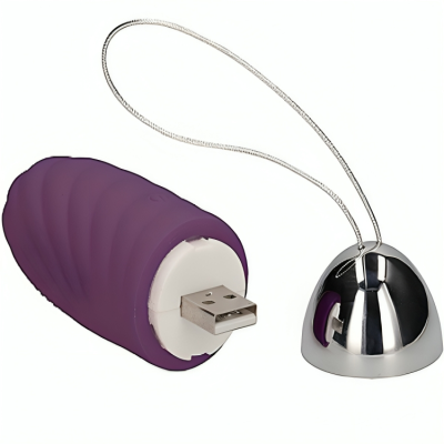 ARMONY - OVO VIBRATÃRIO GRANULAR JIUUY VIOLETA DE CONTROLE REMOTO - D-238235 - Dona Pimenta